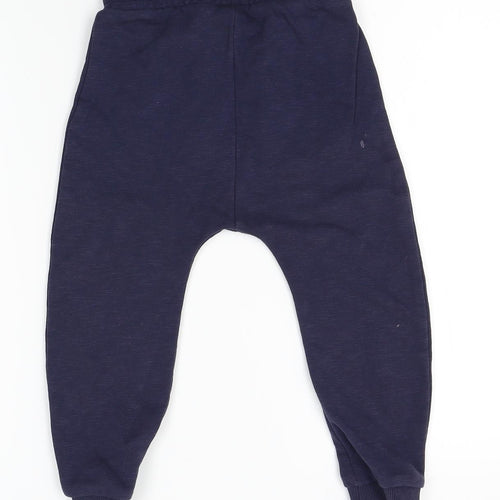 George Boys Blue   Jogger Trousers Size 3-4 Years