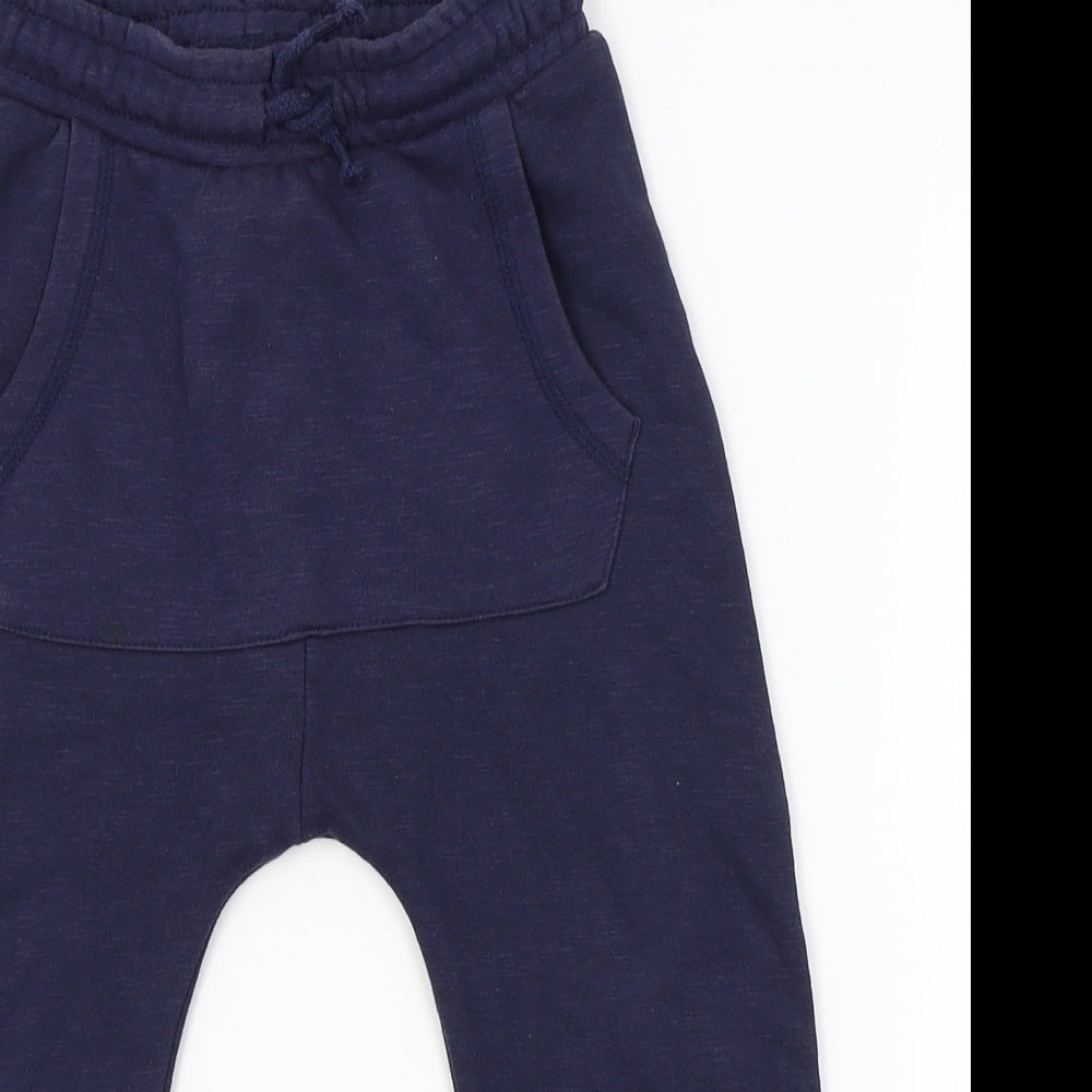 George Boys Blue   Jogger Trousers Size 3-4 Years