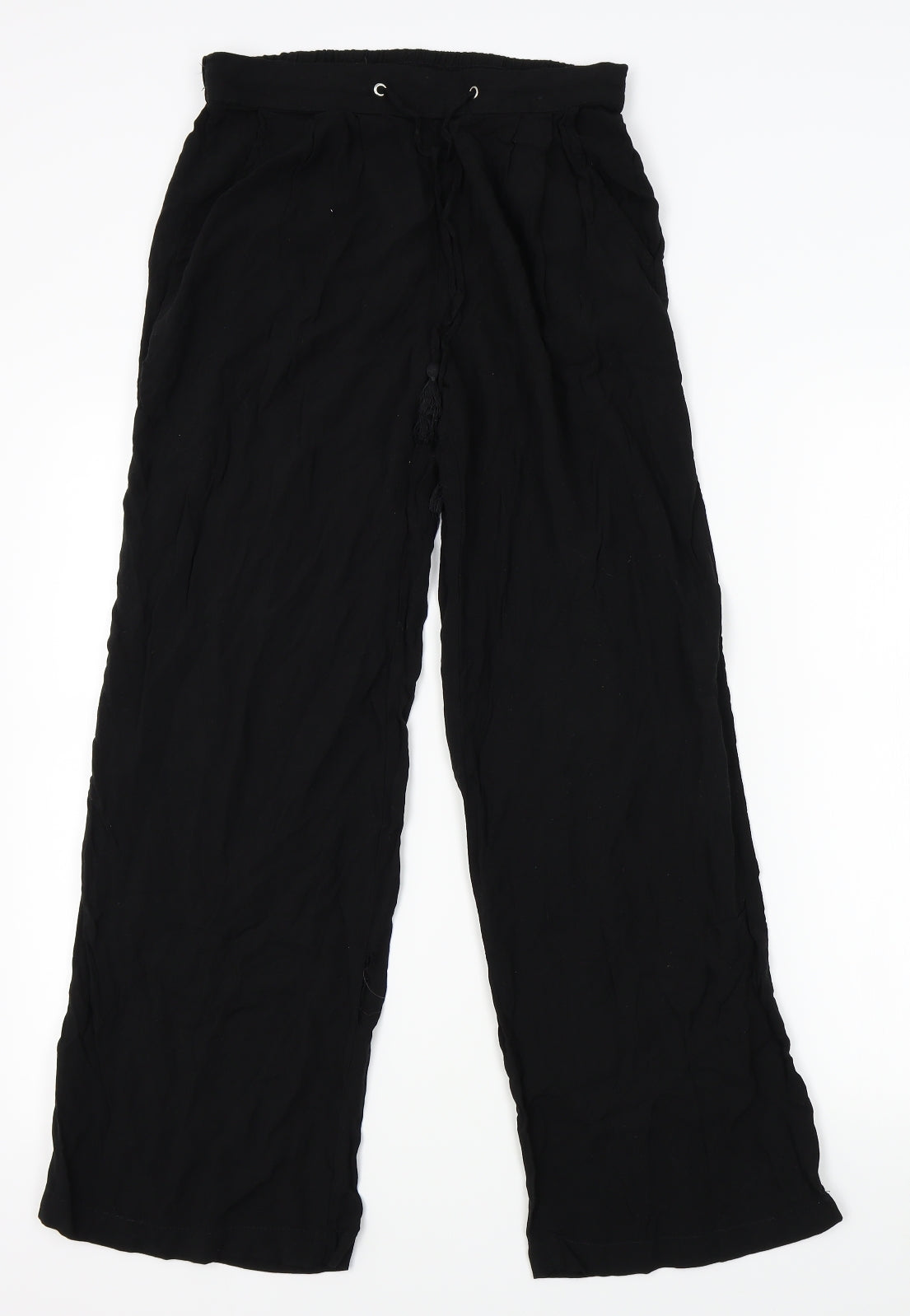 Primark Womens Black   Trousers  Size 10 L26 in