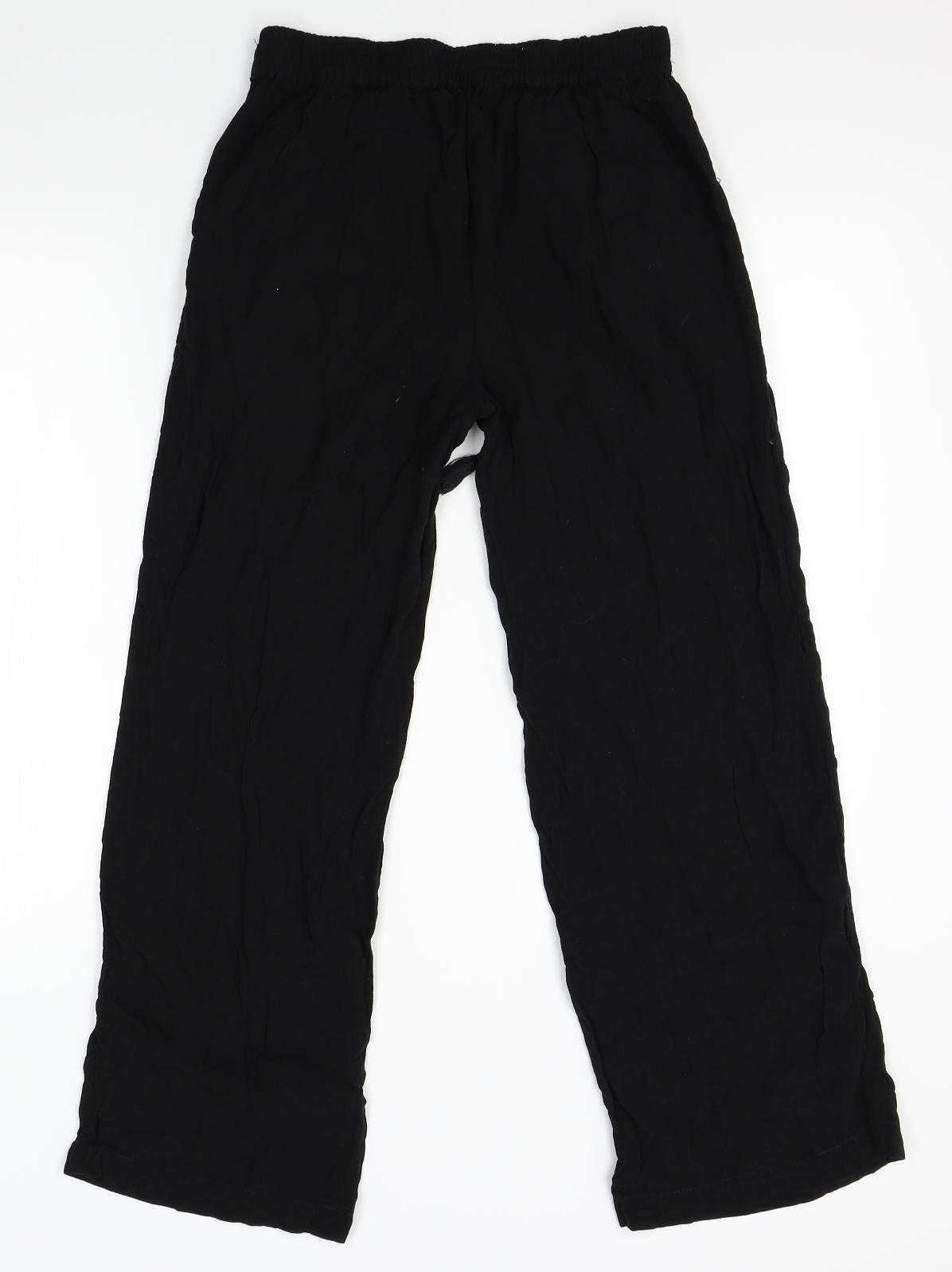 Primark Womens Black   Trousers  Size 10 L26 in