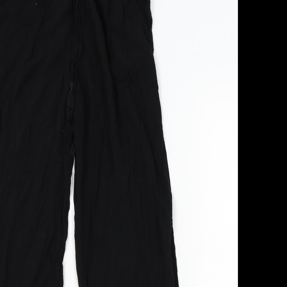 Primark Womens Black   Trousers  Size 10 L26 in