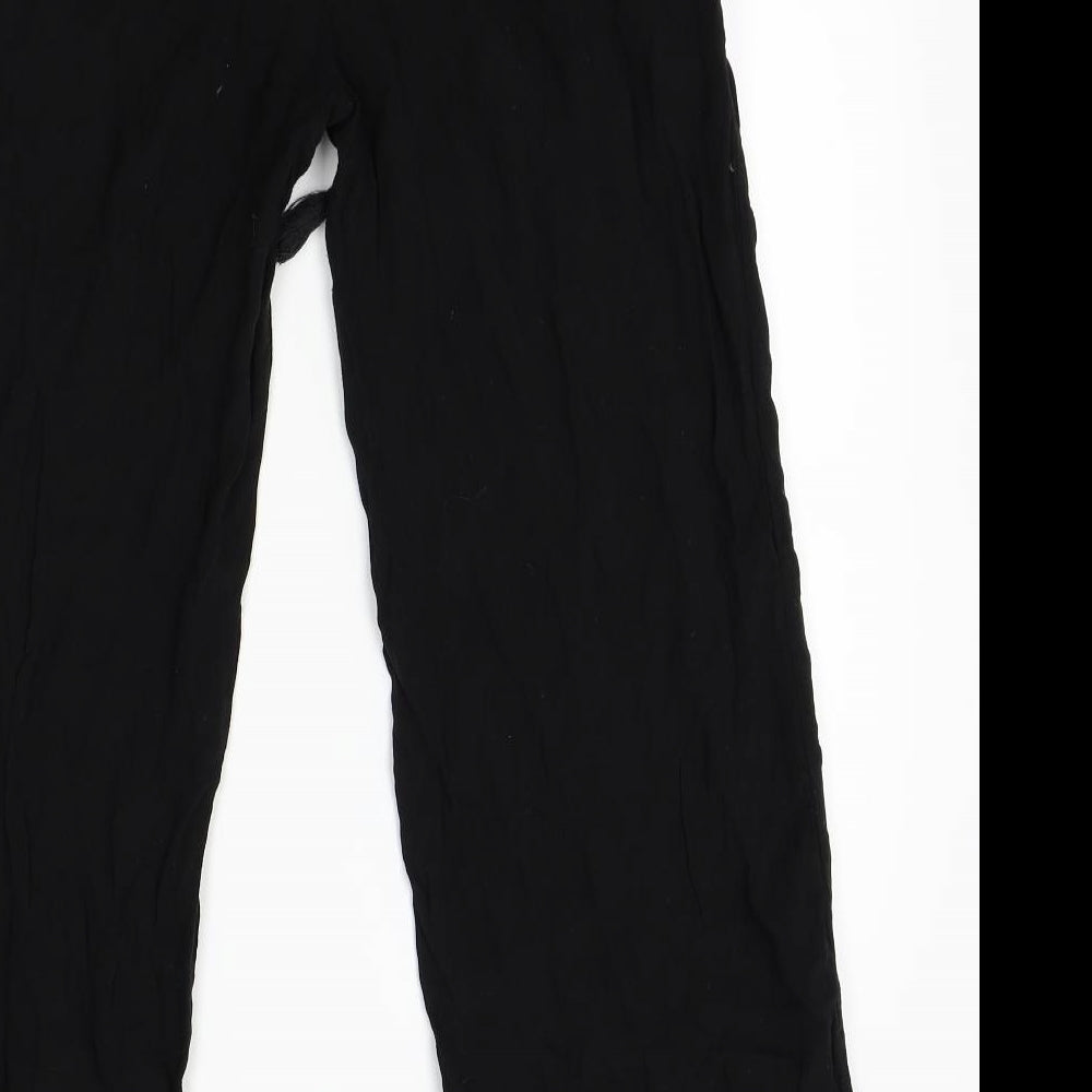 Primark Womens Black   Trousers  Size 10 L26 in