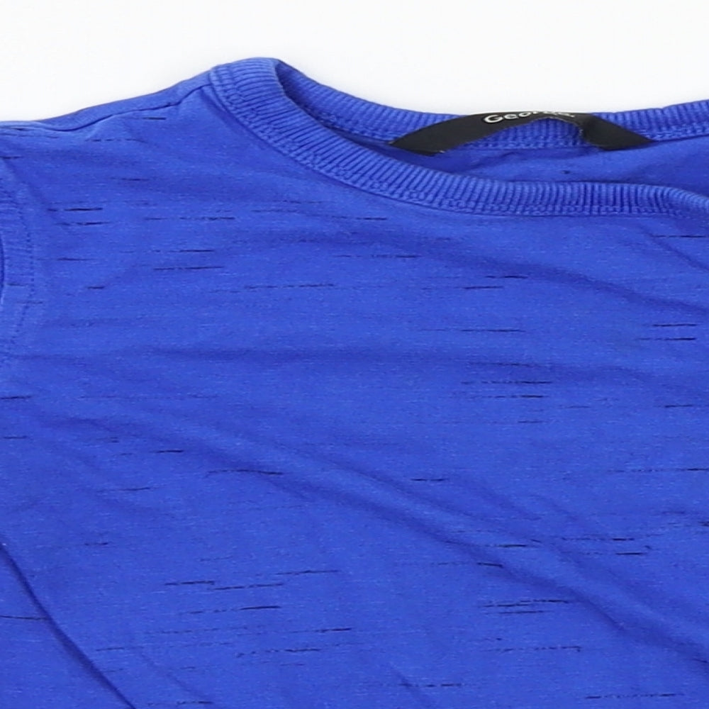 George Boys Blue   Basic T-Shirt Size 2-3 Years