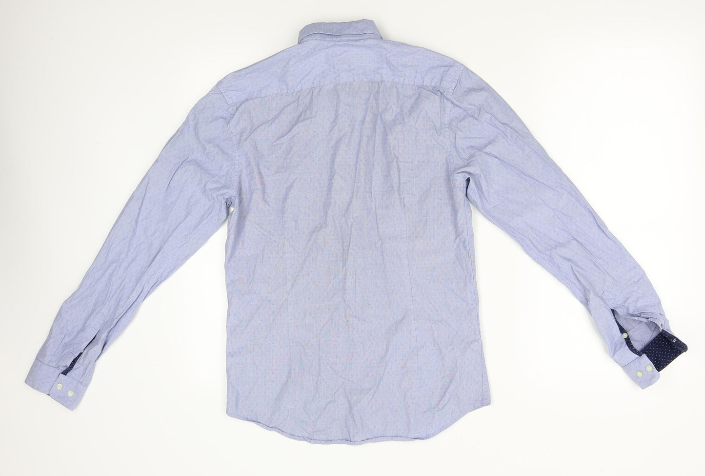 Burton Menswear Mens Blue    Dress Shirt Size S
