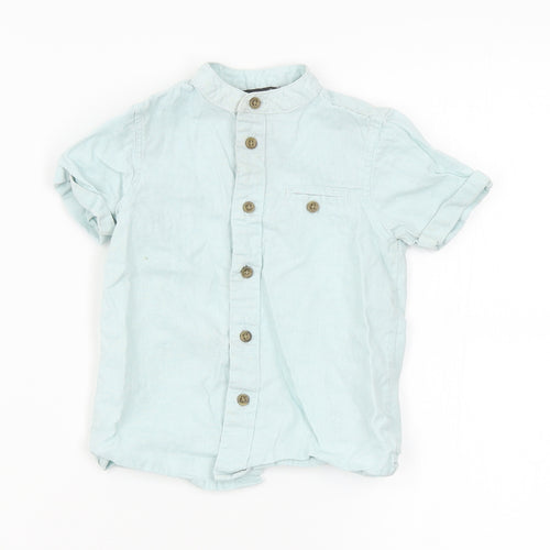 Primark Girls Blue   Basic Button-Up Size 18-24 Months