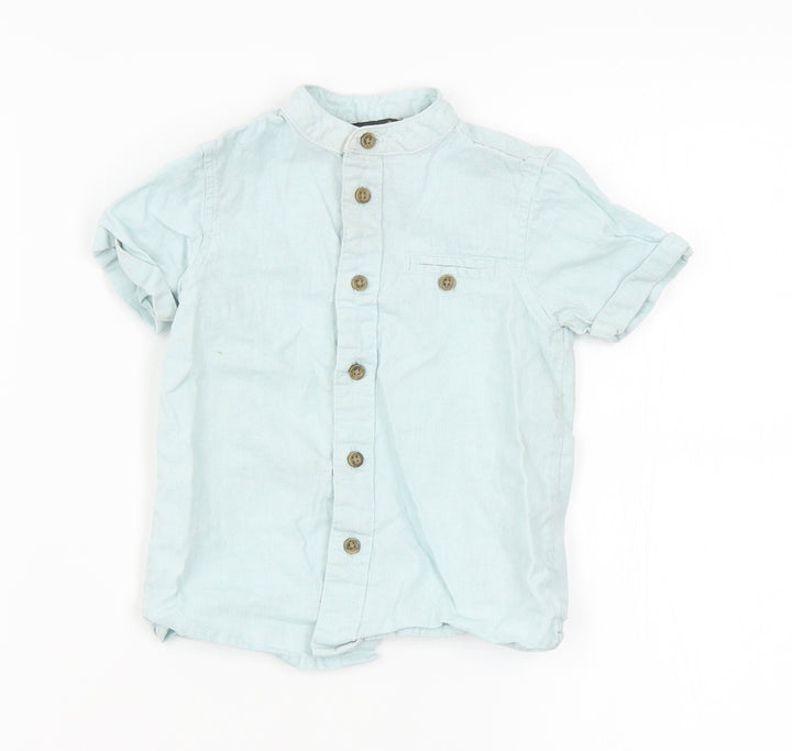 Primark Girls Blue Basic Button-Up Size 18-24 Months