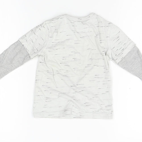 George Boys Grey   Basic T-Shirt Size 2-3 Years