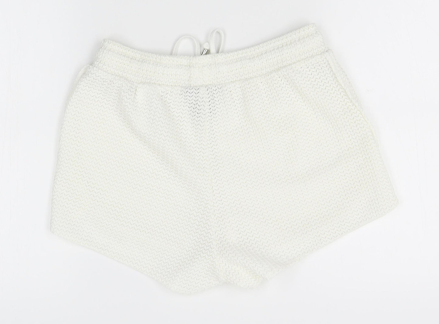 H&M Womens White   Mom Shorts Size XS