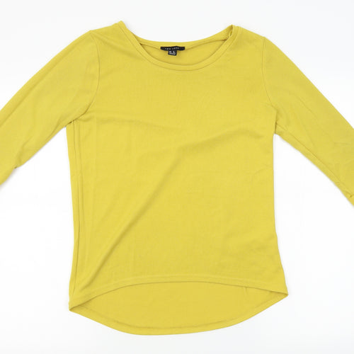 New Look Womens Yellow   Pullover Jumper Size 8