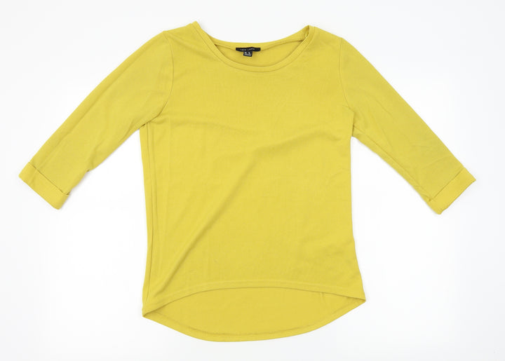 New Look Womens Yellow   Pullover Jumper Size 8
