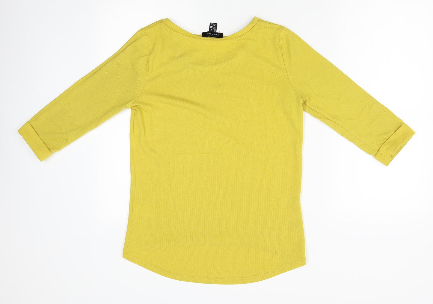 New Look Womens Yellow   Pullover Jumper Size 8