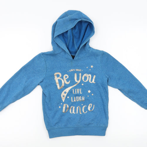 George Girls Blue   Pullover Hoodie Size 6-7 Years