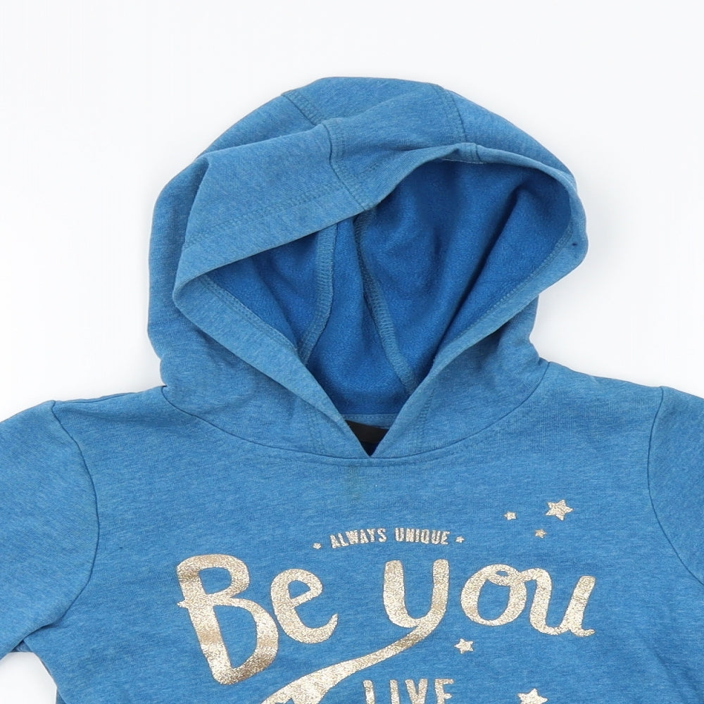 George Girls Blue   Pullover Hoodie Size 6-7 Years