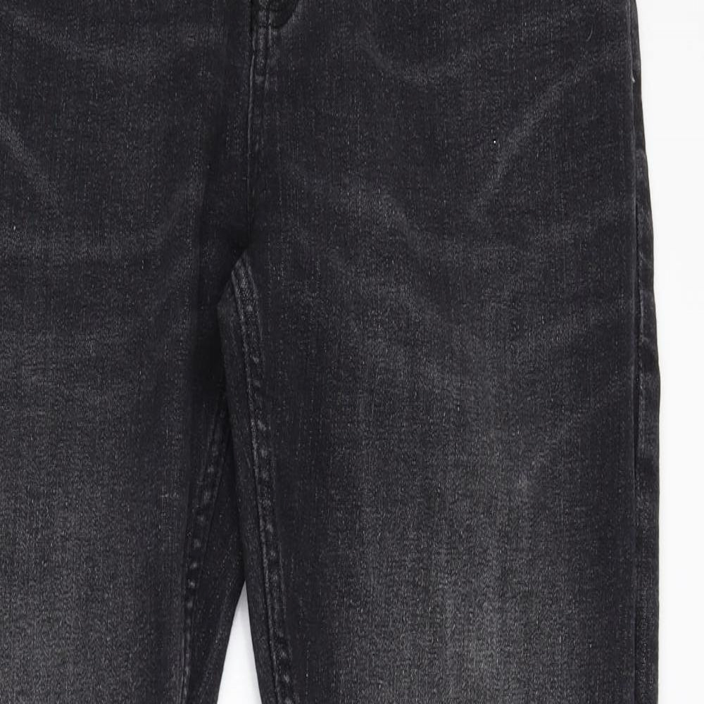 Lee Cooper Mens Black  Denim Straight Jeans Size 36 L32 in
