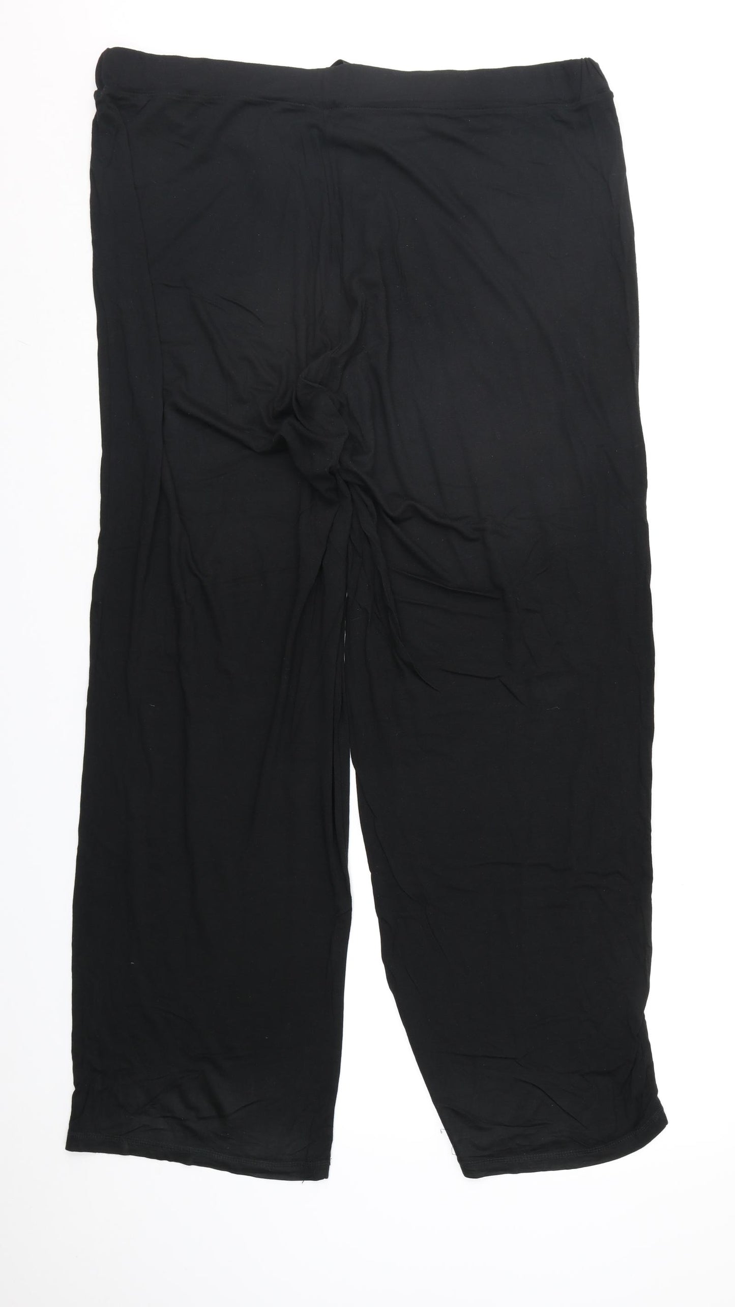 George Womens Black Solid   Pyjama Pants Size 16
