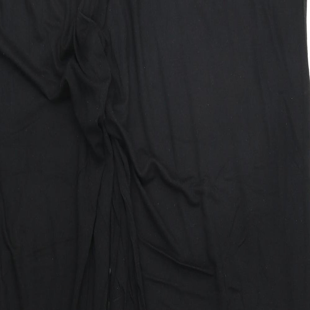 George Womens Black Solid   Pyjama Pants Size 16