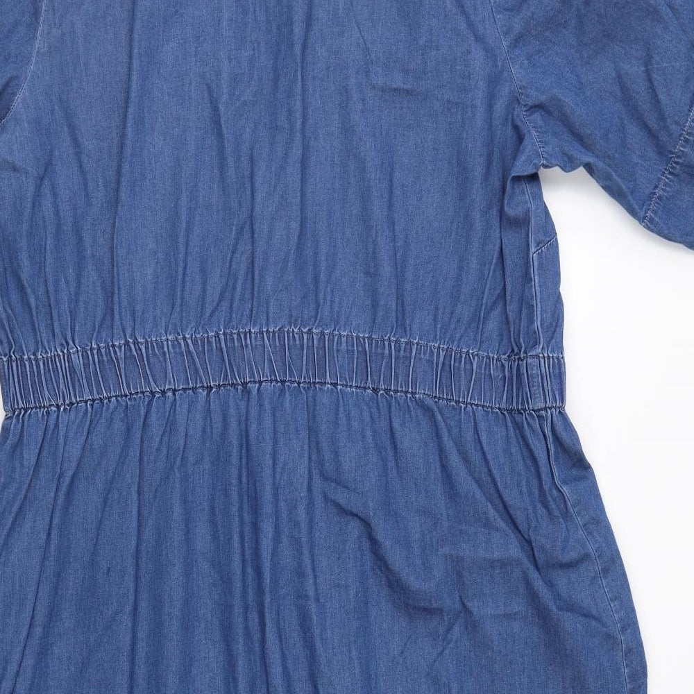 TU Womens Blue   Shirt Dress  Size 18