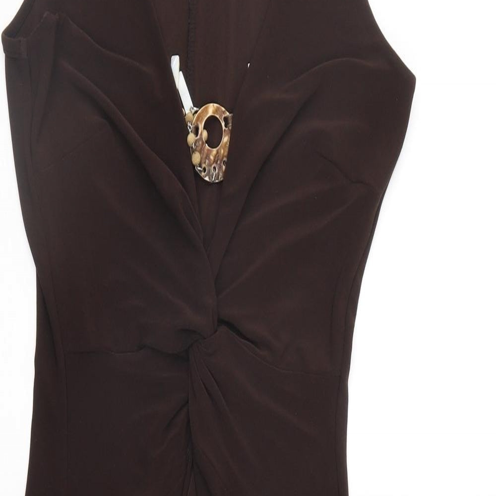 River Island Womens Brown   Tank Dress  Size 10