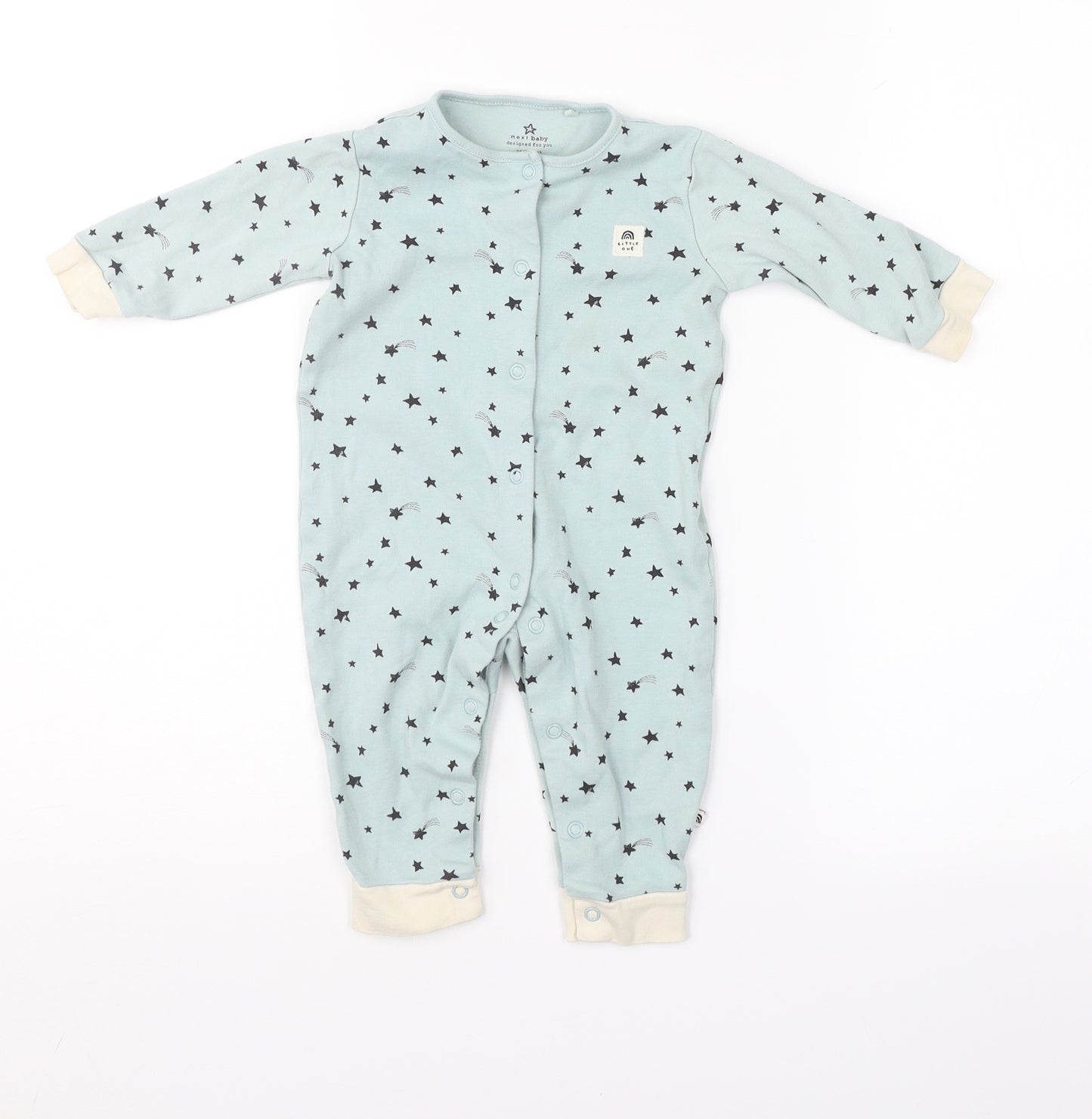 NEXT Baby Green Geometric  Babygrow One-Piece Size 6-9 Months