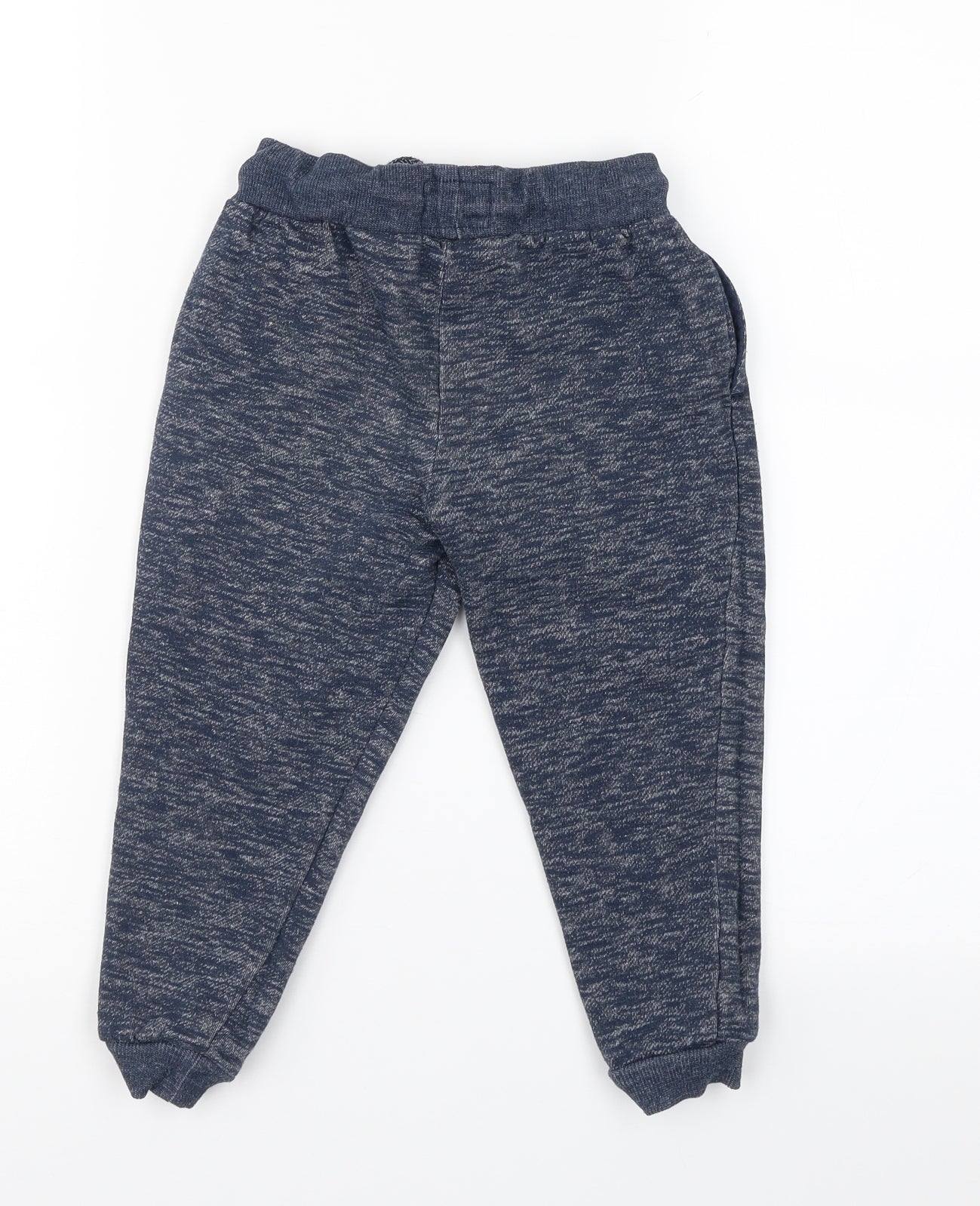 Primark Boys Blue  Jersey Jogger Trousers Size 4-5 Years
