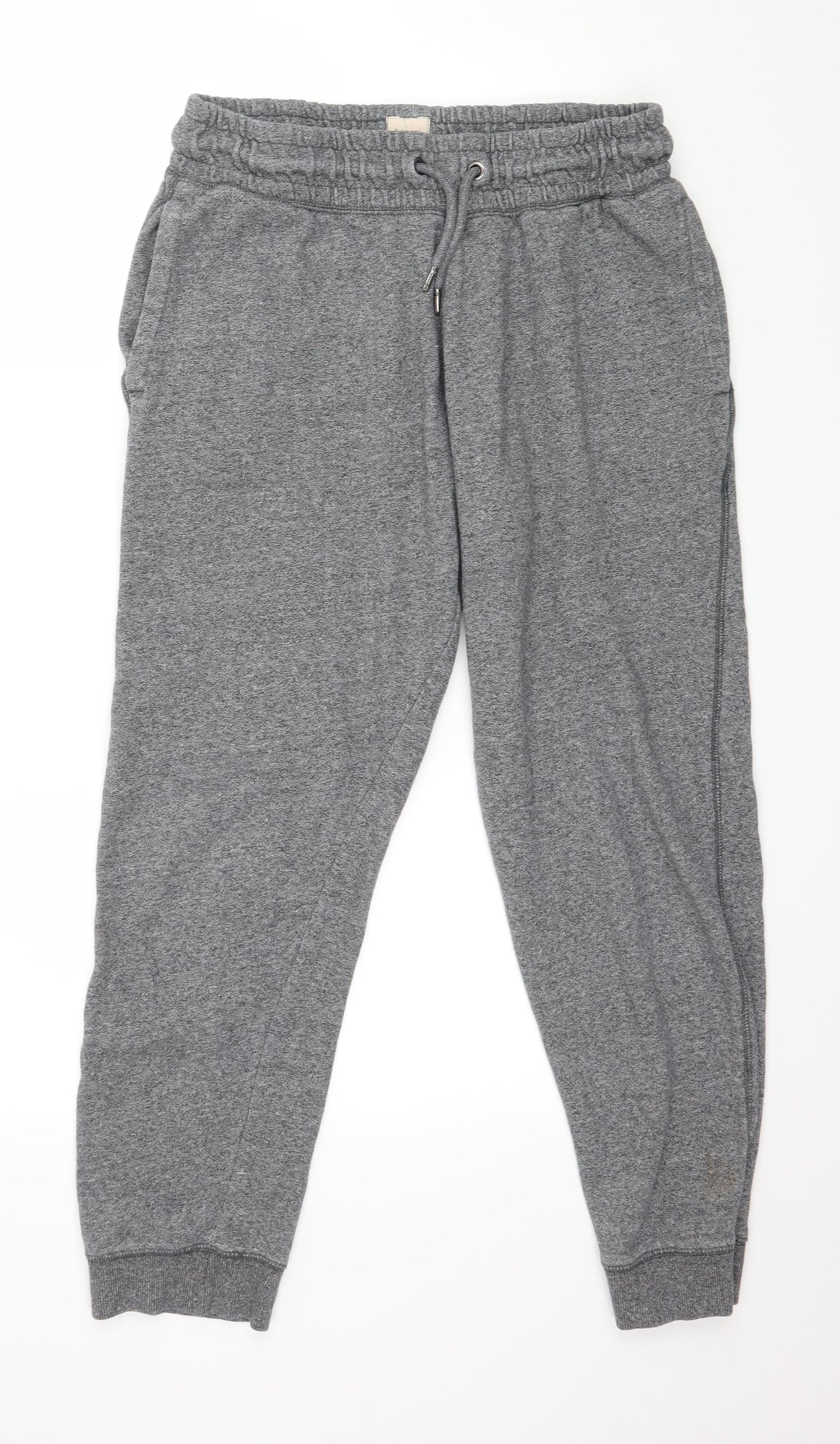 George Mens Grey  Jersey Jogger Trousers Size M L27 in