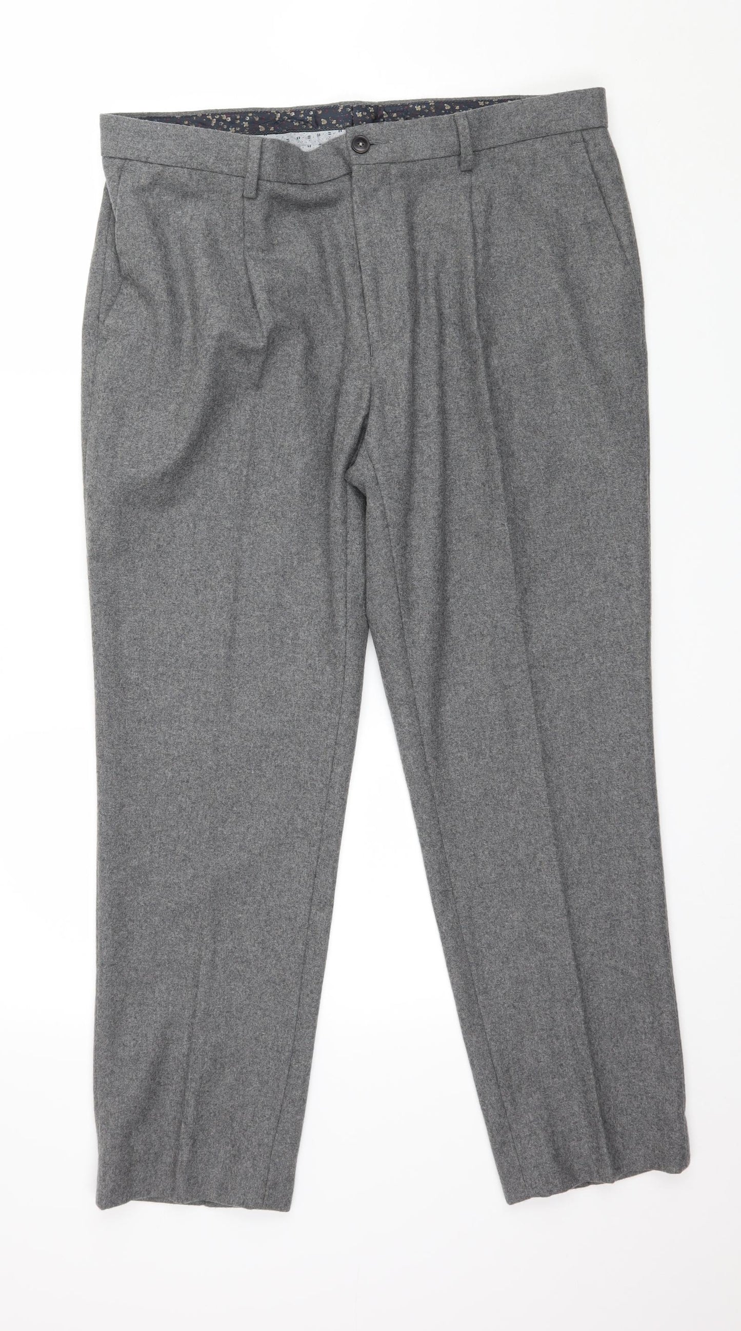 Marks and Spencer Mens Grey   Trousers  Size 36 in L28 in