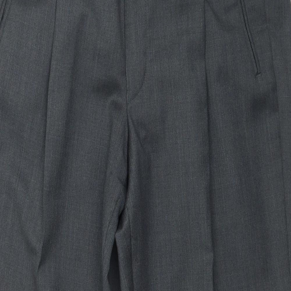St Michael Mens Grey   Trousers  Size 34 in L31 in