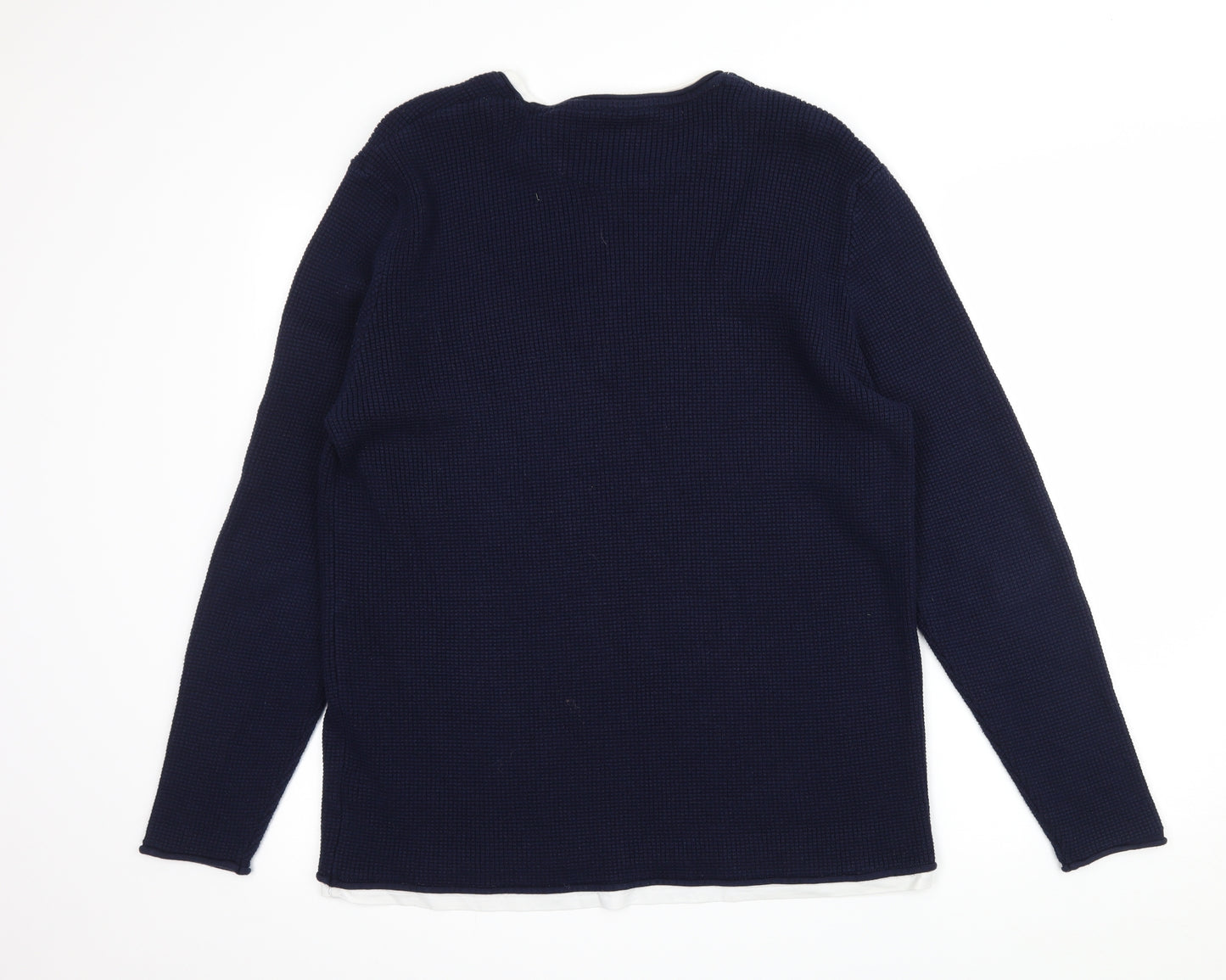 NEXT Mens Blue  Knit Pullover Jumper Size XL