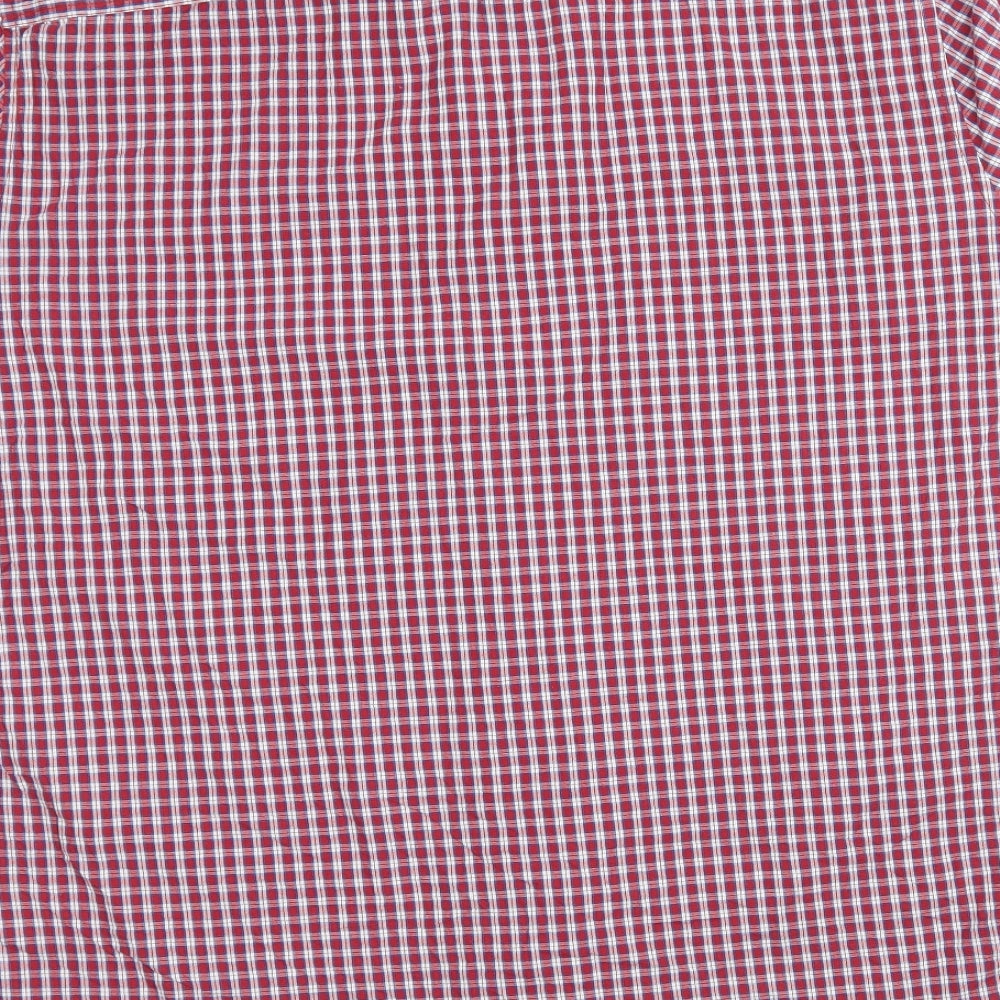 F&F Mens Red Check   Button-Up Size XL