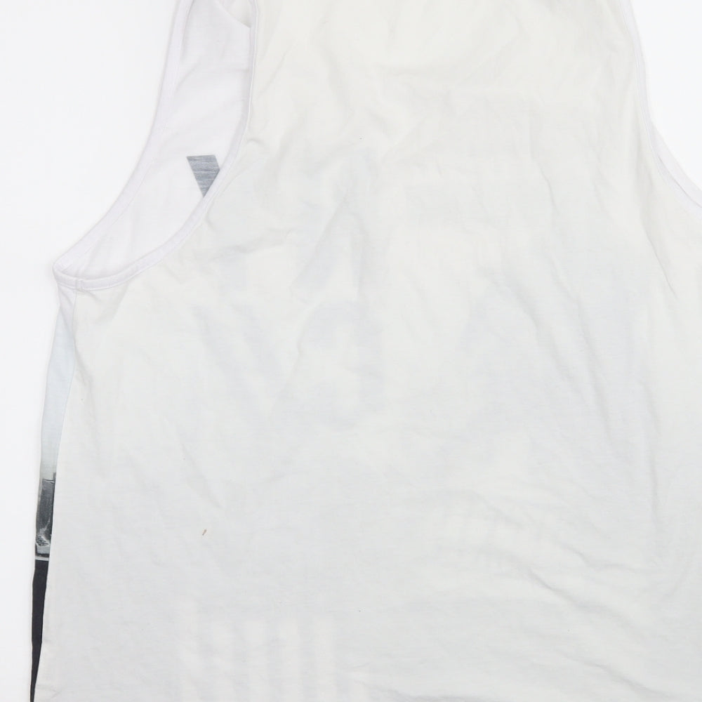 Twisted Soul Mens White  Jersey  T-Shirt Size L  - NYC