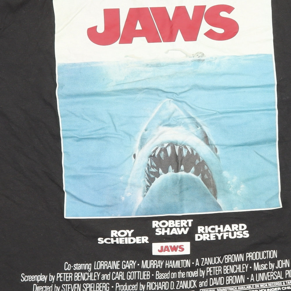 Divided by H&M Mens Grey  Jersey  T-Shirt Size XL  - Jaws