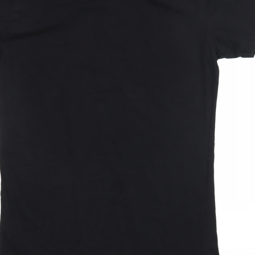 VXS Mens Black  Jersey  T-Shirt Size M