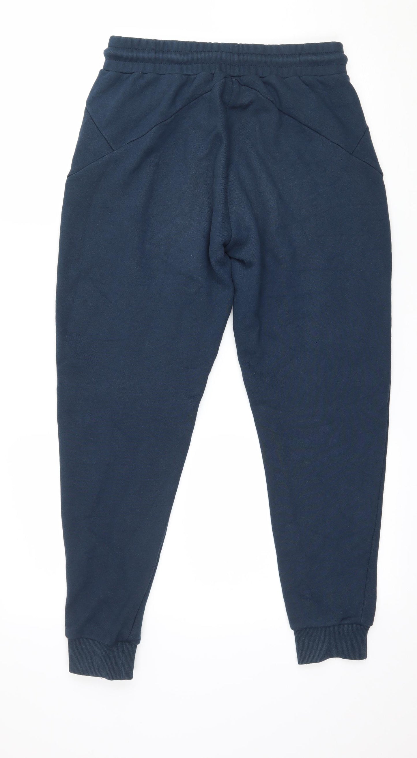 VXS Mens Blue  Jersey Jogger Trousers Size M L26 in