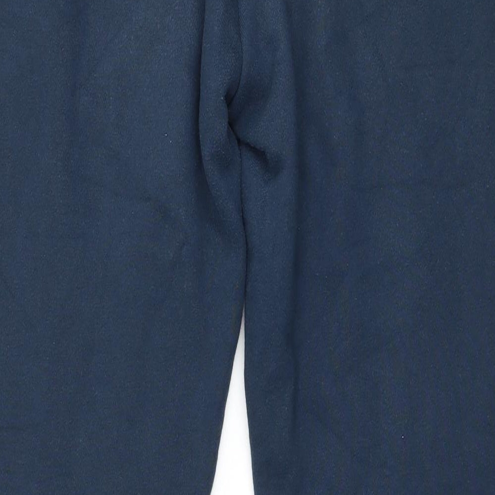VXS Mens Blue  Jersey Jogger Trousers Size M L26 in