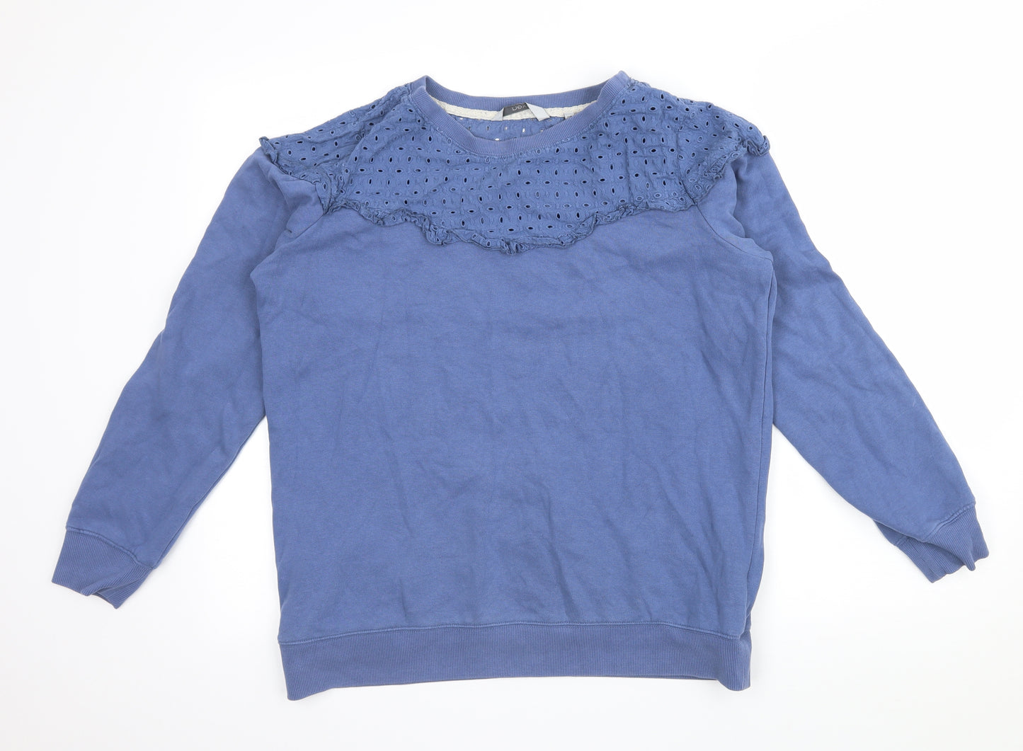 NEXT Womens Blue  Jersey Pullover Sweatshirt Size 14