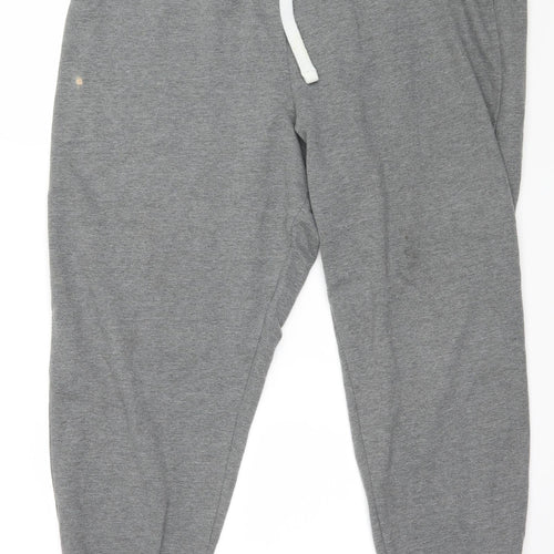 F&F Womens Grey  Jersey Jogger Trousers Size 22 L26 in