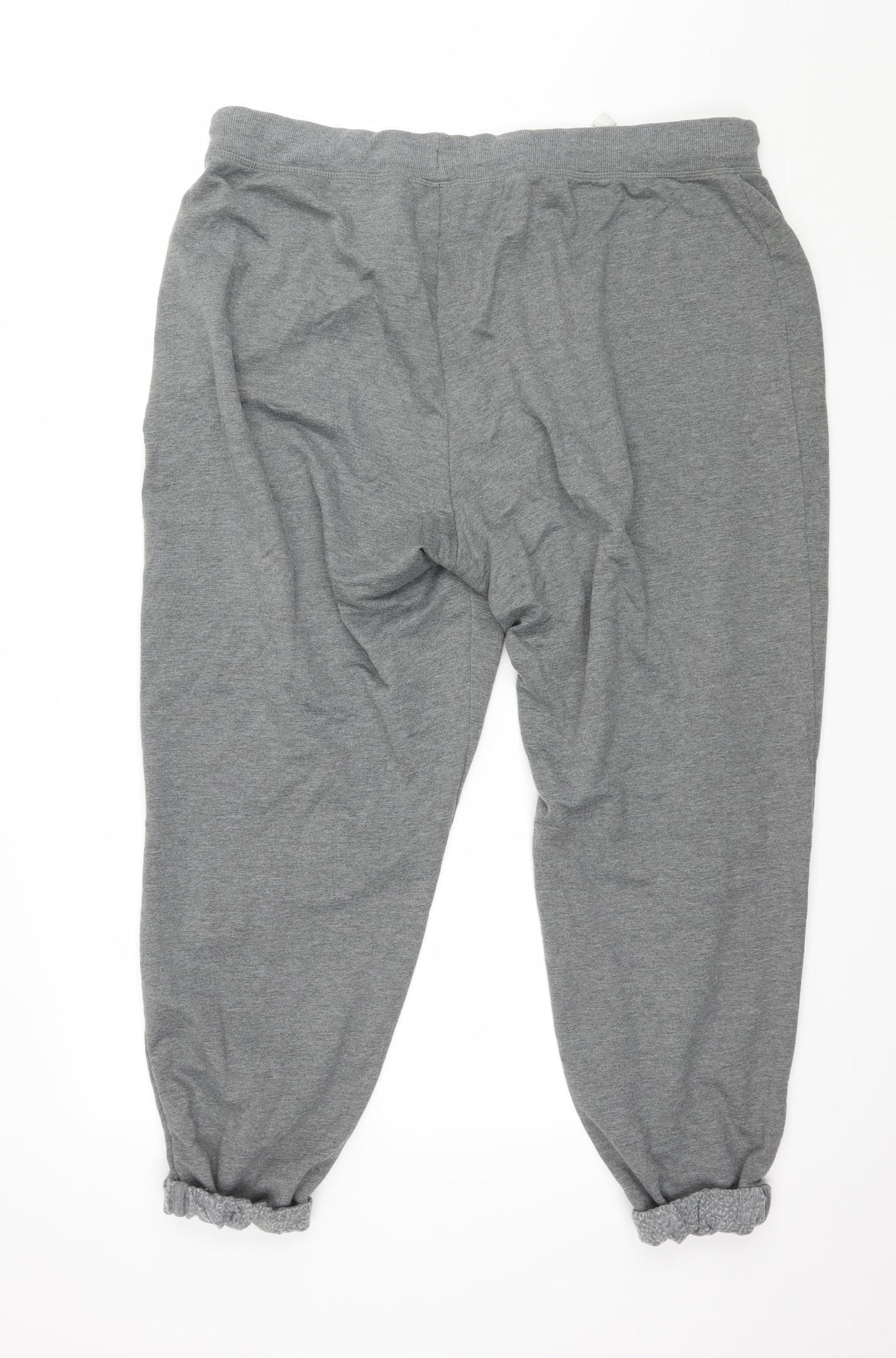F&F Womens Grey  Jersey Jogger Trousers Size 22 L26 in