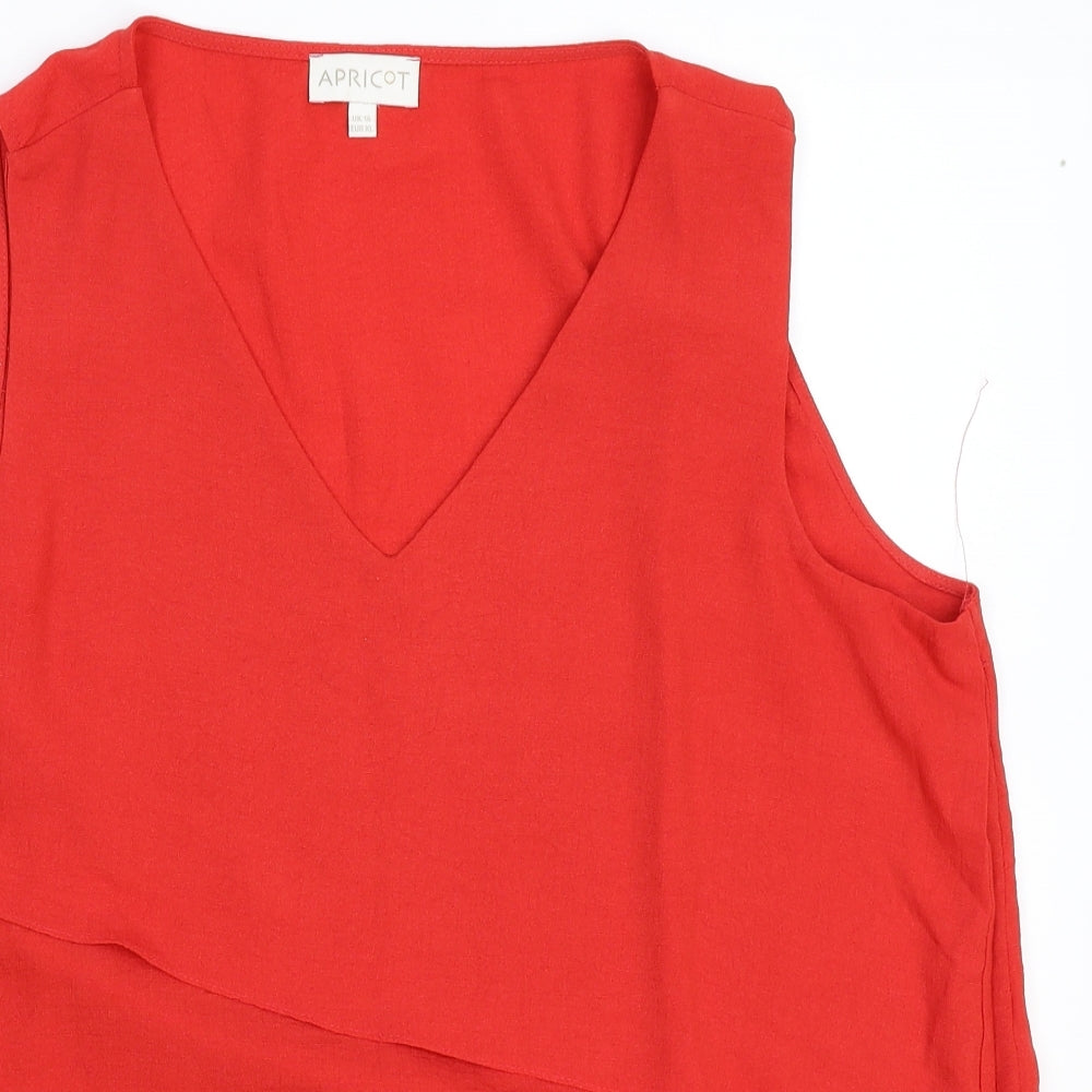 Apricot Womens Red   Basic Tank Size 16
