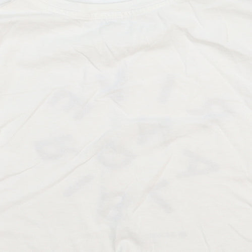 River Island Girls White   Basic T-Shirt Size 7-8 Years