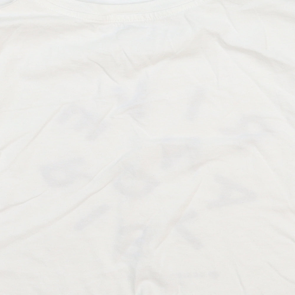 River Island Girls White   Basic T-Shirt Size 7-8 Years