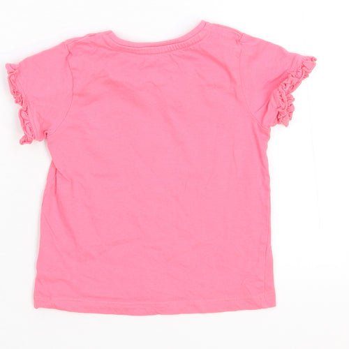 Primark Girls Pink   Basic T-Shirt Size 18-24 Months  - Minnie Mouse