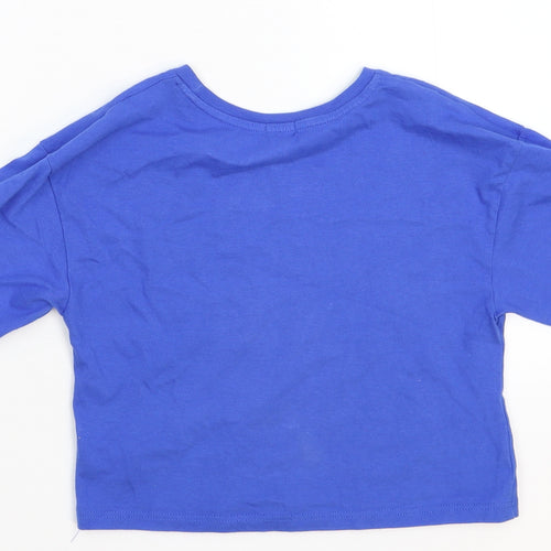 River Island Girls Blue   Basic T-Shirt Size 7-8 Years