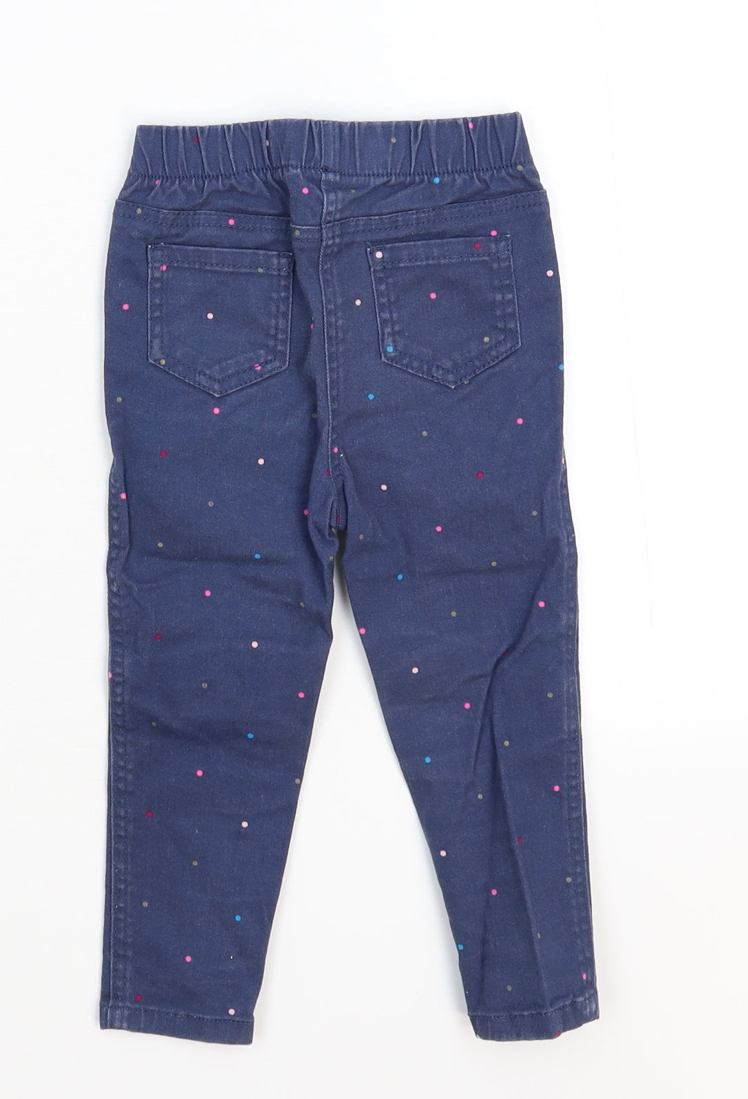Matalan Baby Blue Spotted  Capri Trousers Size 18-24 Months