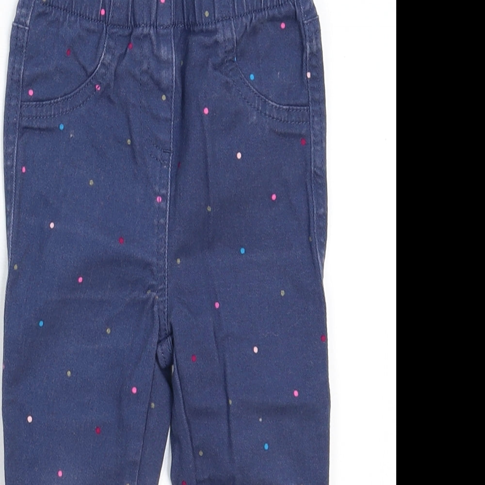Matalan Baby Blue Spotted  Capri Trousers Size 18-24 Months