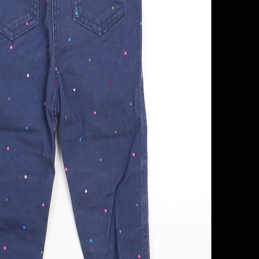 Matalan Baby Blue Spotted  Capri Trousers Size 18-24 Months