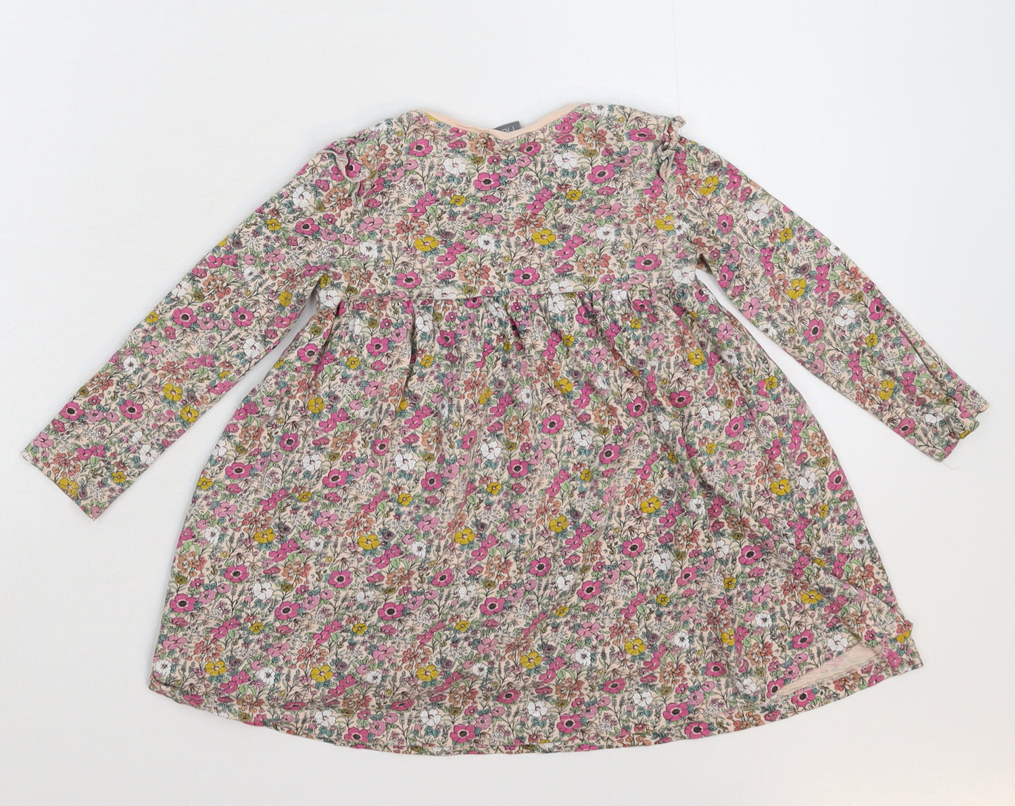NEXT Girls Pink Floral  Fit & Flare  Size 18-24 Months