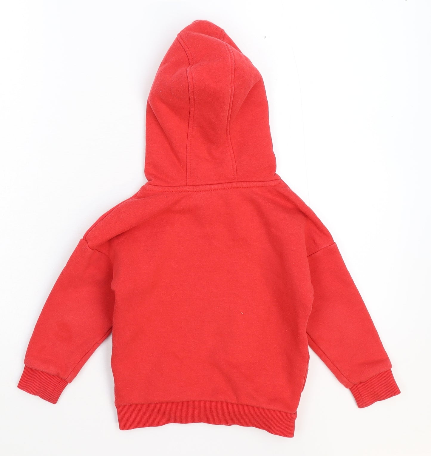 Disney Boys Red   Pullover Hoodie Size 3 Years