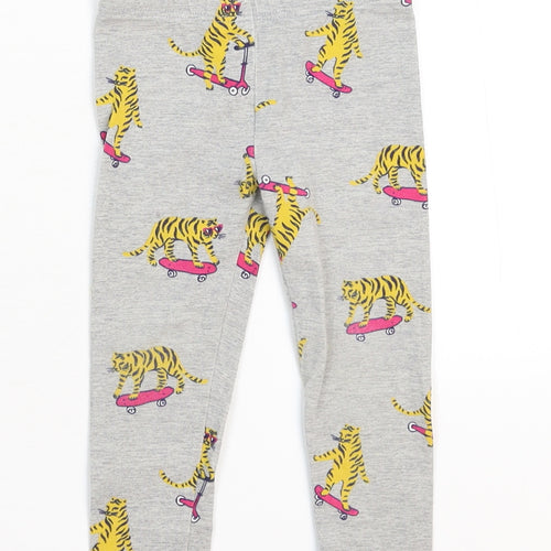 OshKosh B’gosh Girls Grey   Capri Trousers Size 2 Years - Legging