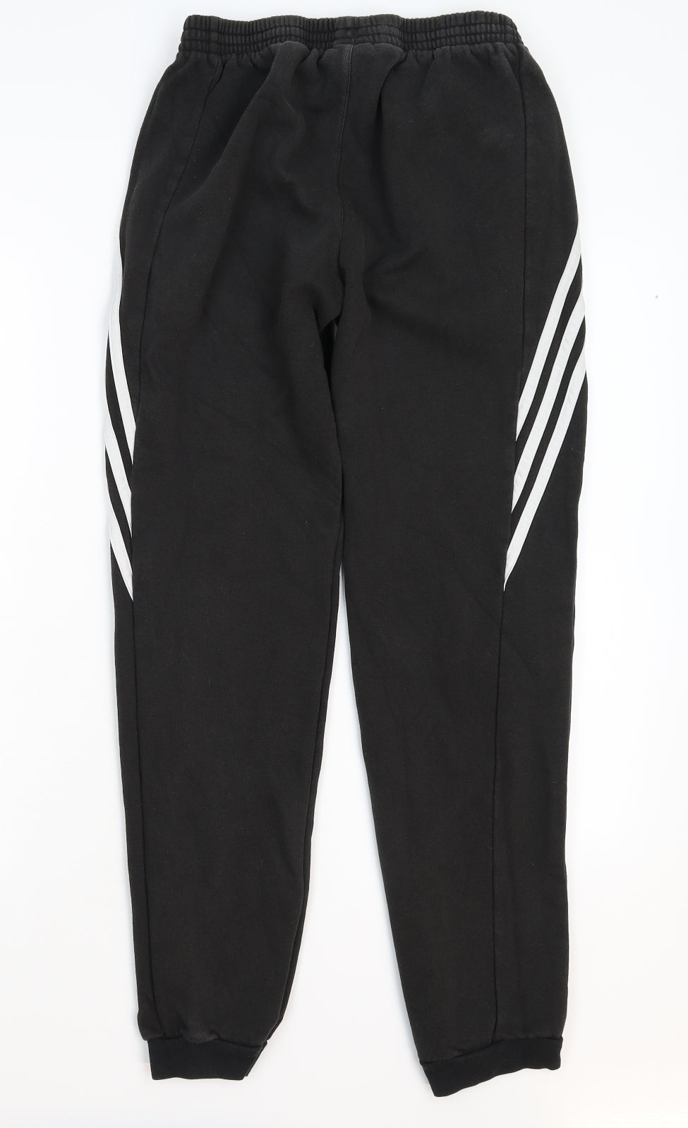adidas Boys Black   Jogger Trousers Size 14 Years