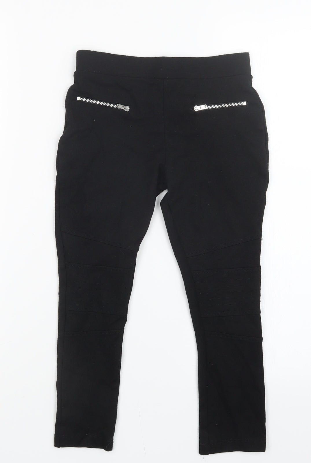 NEXT Girls Black   Capri Trousers Size 8 Years